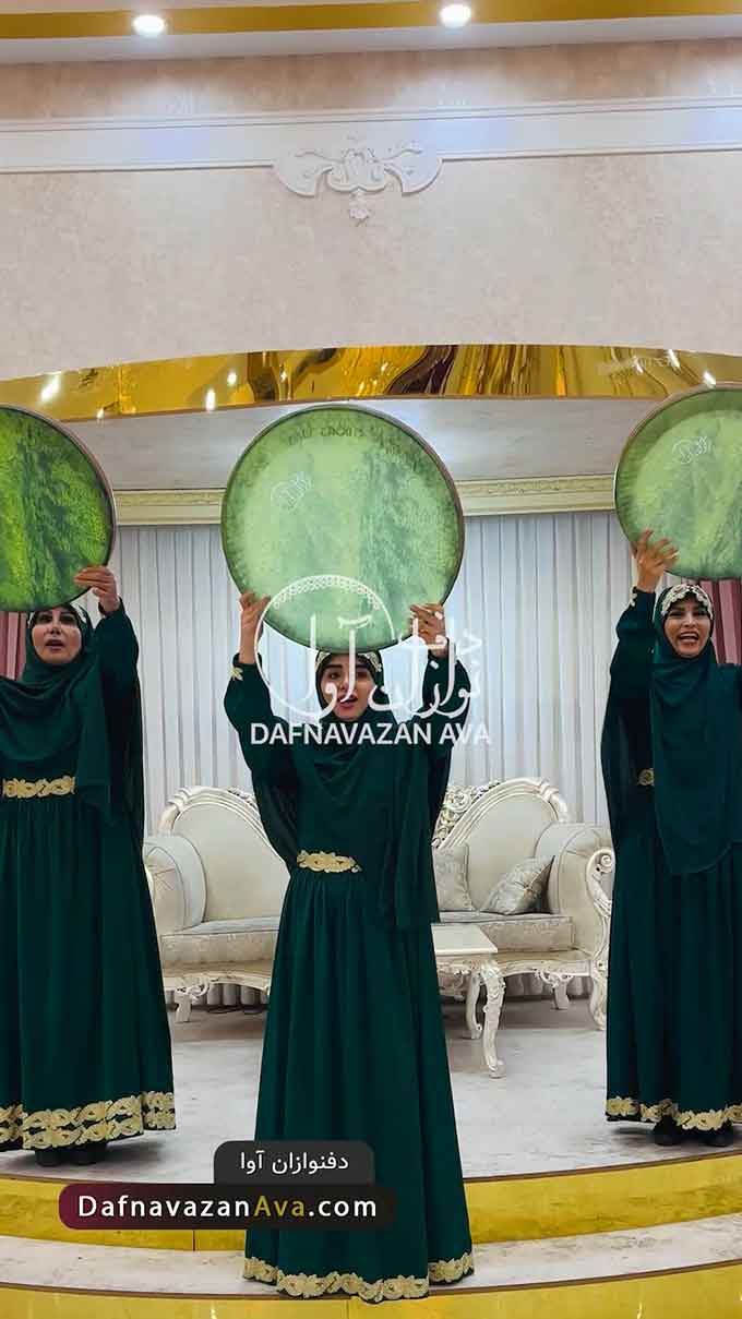 ویدیوی اجرای مولودی - شماره ۱ - گروه دفنوازان آوا