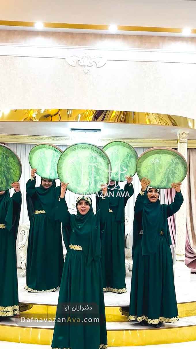 ویدیوی اجرای مولودی - شماره ۳ - گروه دفنوازان آوا