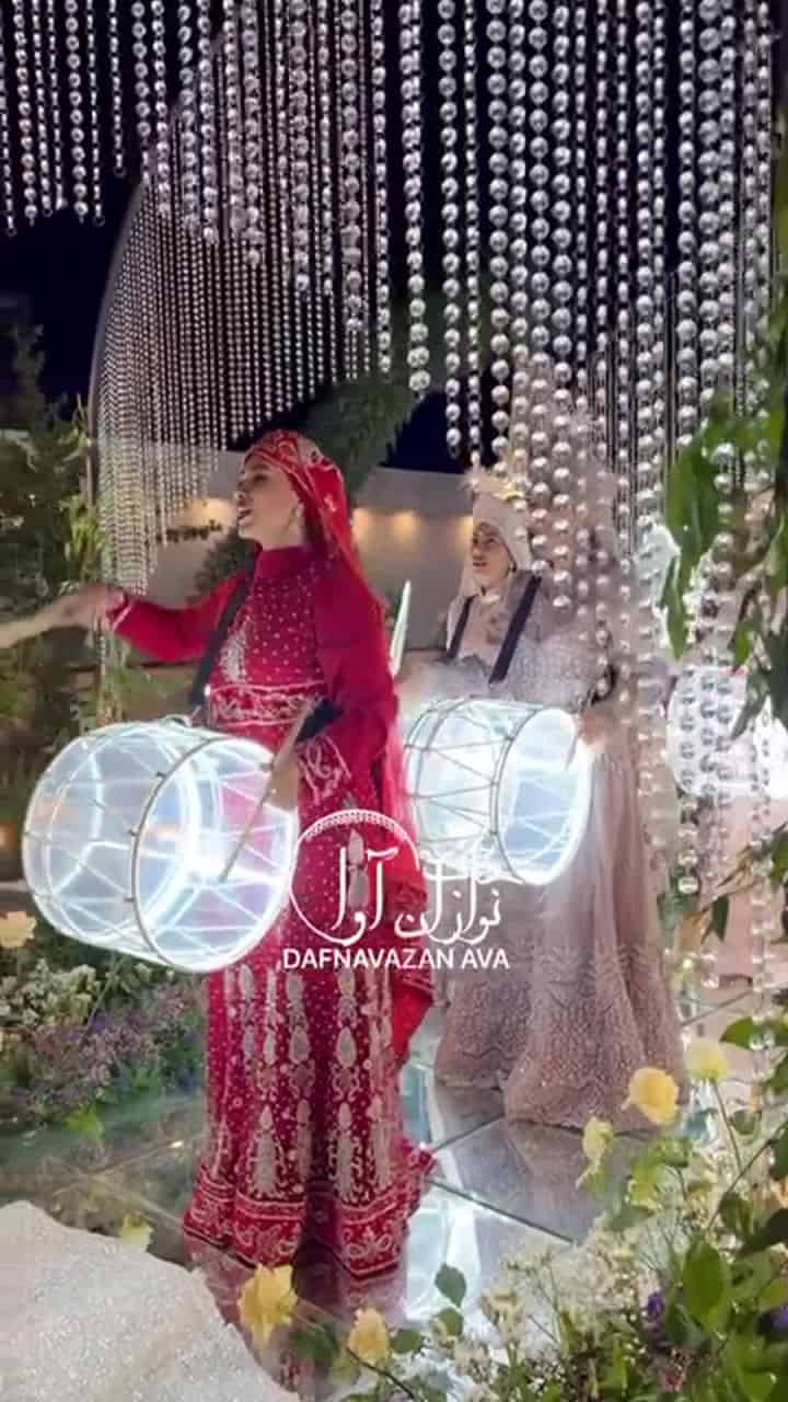 ویدیوی اجرای طبل نورانی - شماره ۳۳ - گروه دفنوازان آوا