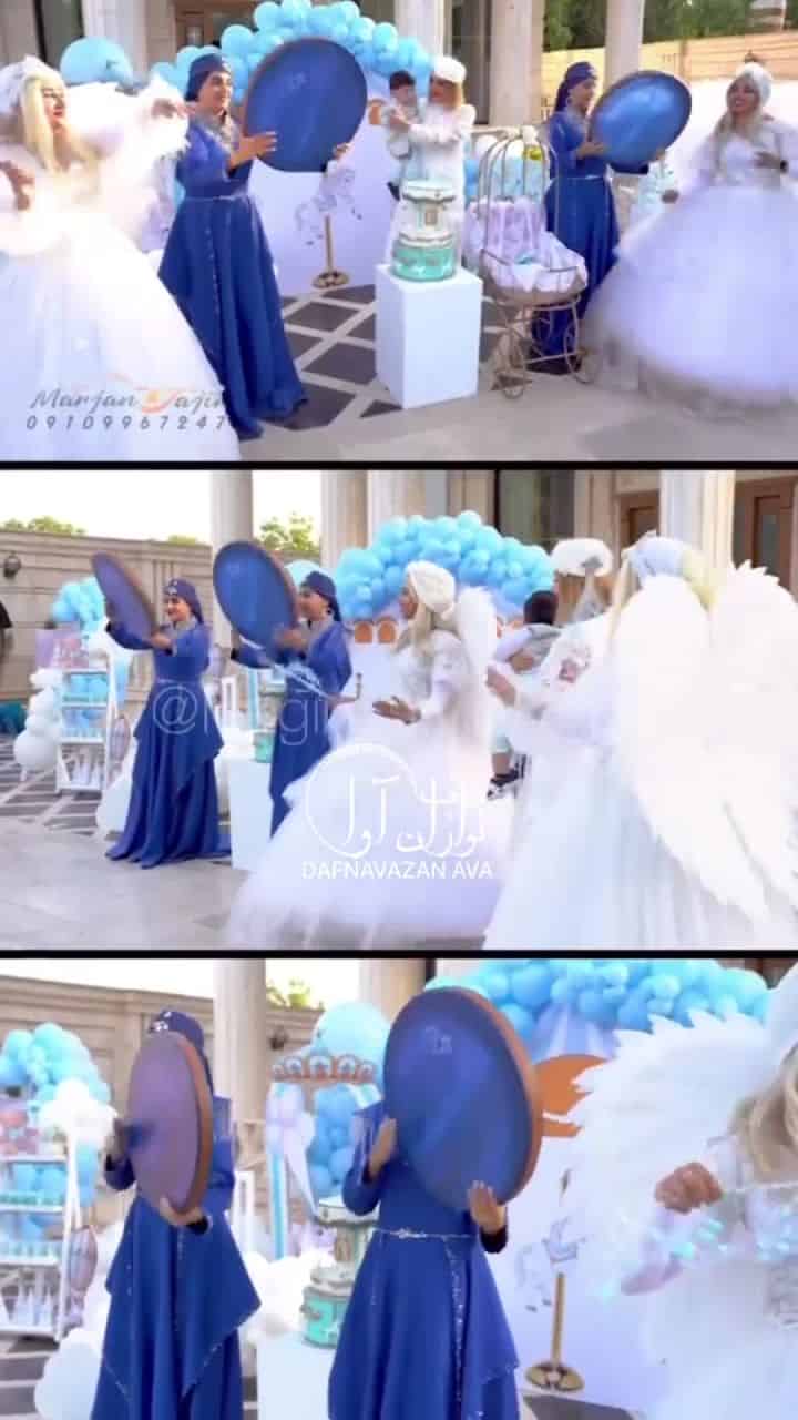 ویدیوی اجرای جشن نوزاد و زایمان - شماره ۲۵ - گروه دفنوازان آوا