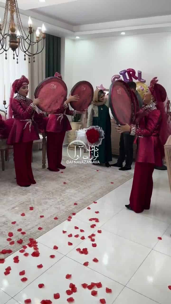 ویدیوی اجرای جشن نوزاد و زایمان - شماره ۵ - گروه دفنوازان آوا